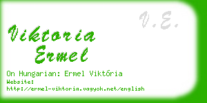 viktoria ermel business card